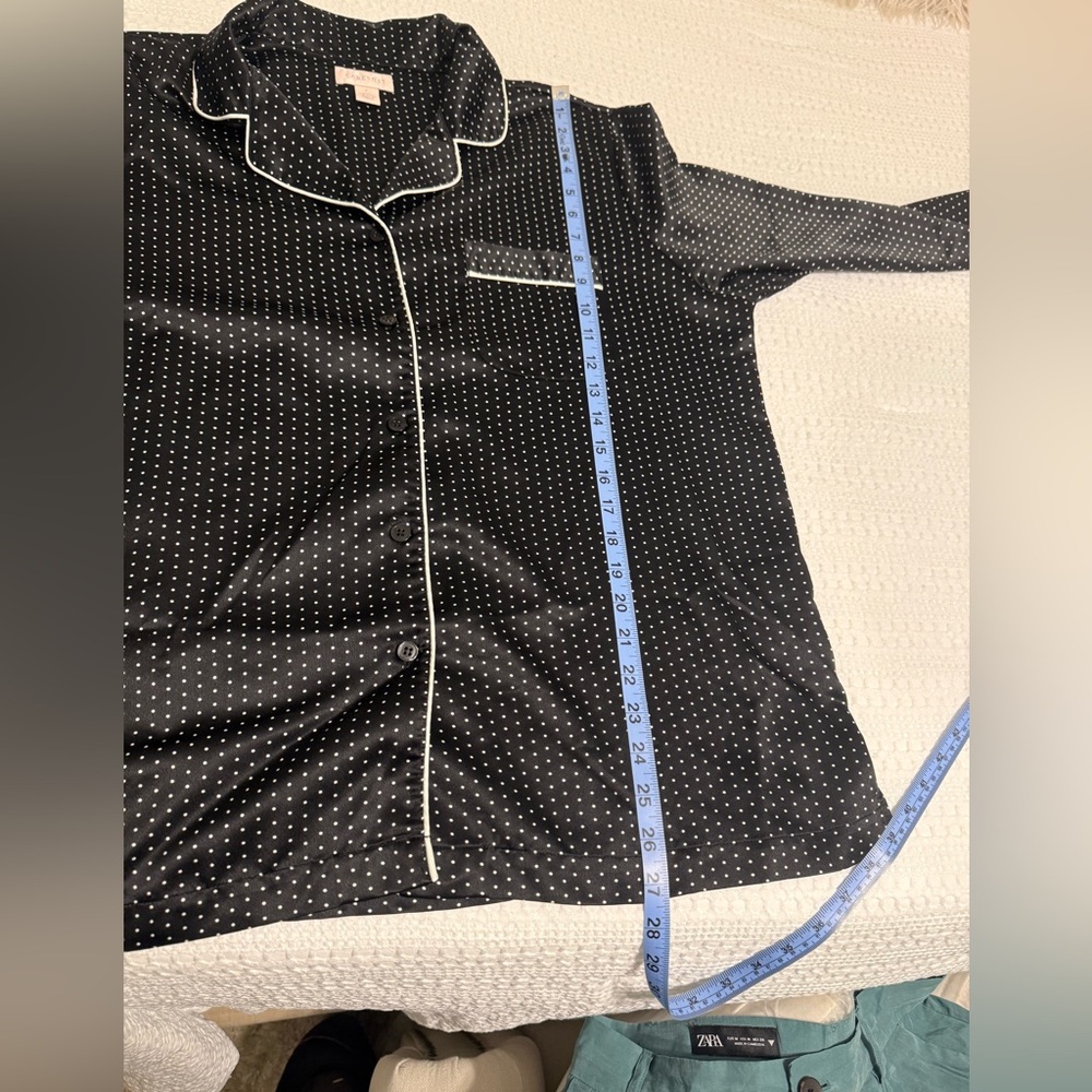 Cabernet Black and White Polka Dot Fabric - Picture 4 of 14